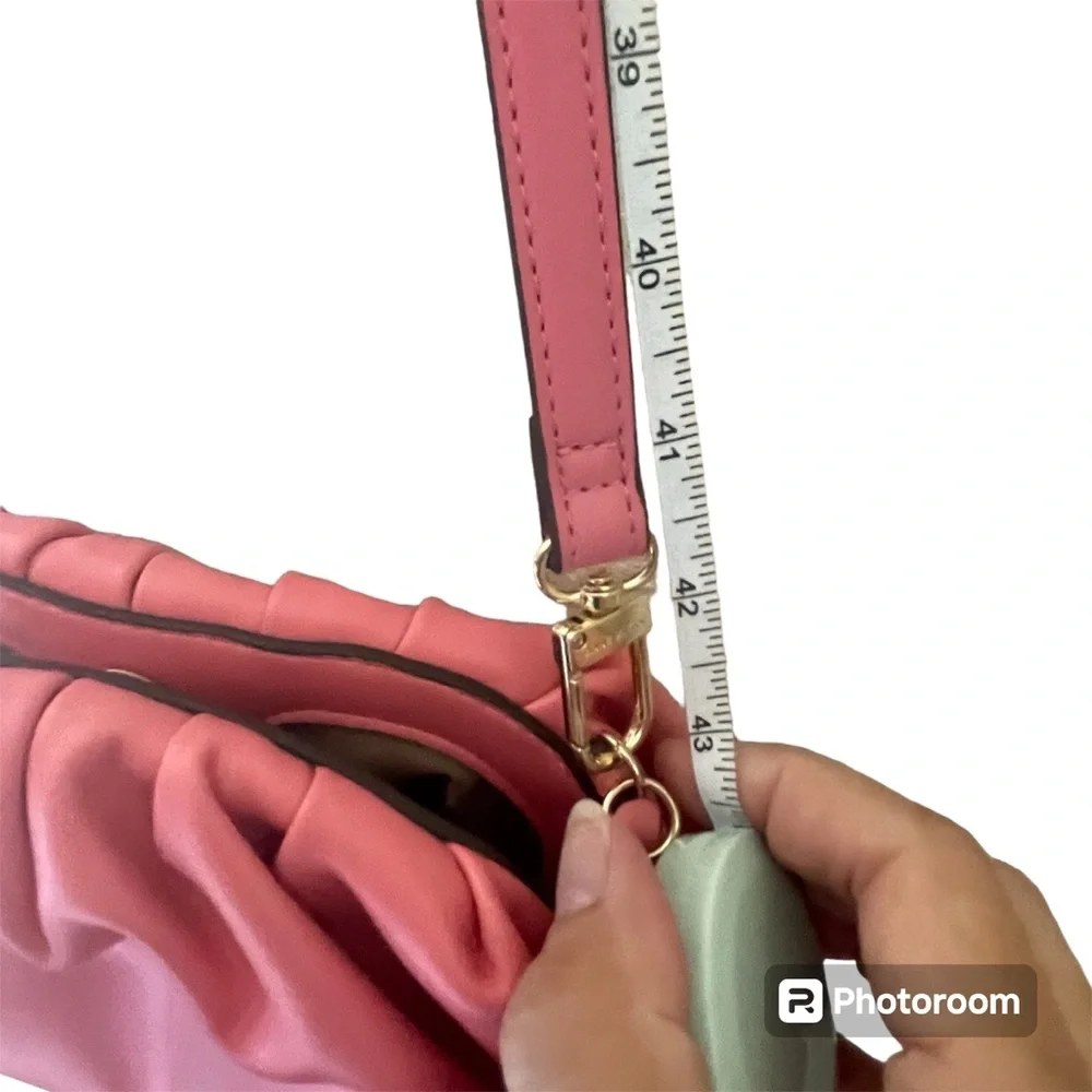 Anne Klein Satchel / Crossbody Purse - Pink